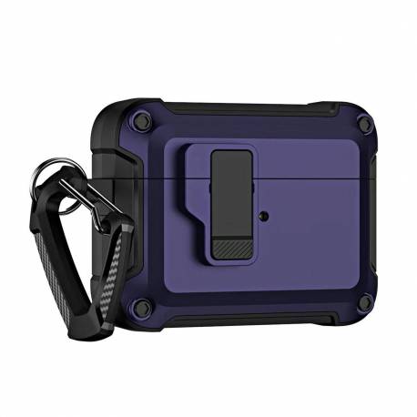 Pro Armour Airpods Case With Hook - Airpods 4 Purple