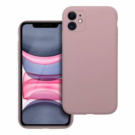 Futerał Silicone 2Mm Do Iphone 11 Pudrowy Róż