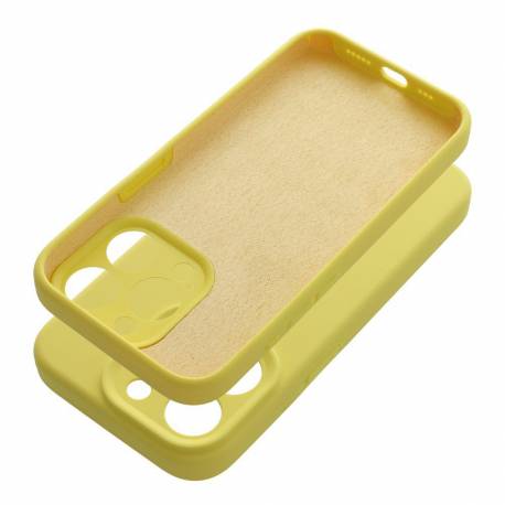 Futerał Silicone 2Mm Do Iphone 14 Żółty