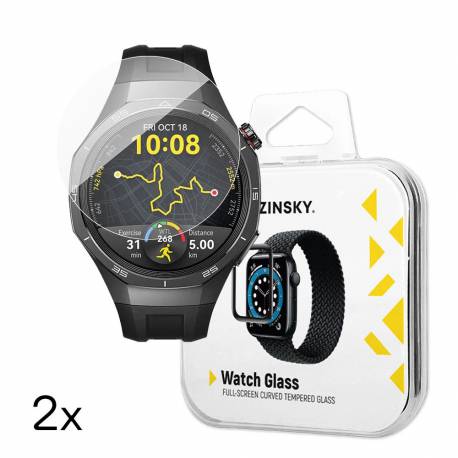 Szkło Hartowane Wozinsky Full Glue Do Huawei Watch Gt 5 / Gt 5 Pro / Gt 4 / Gt 4 Pro / Gt 3 / Gt 3 Pro 42Mm (2 Szt.)
