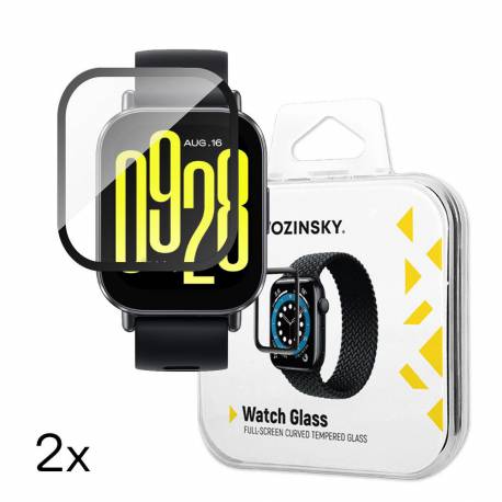 Szkło Hartowane Wozinsky Full Glue Do Xiaomi Redmi Watch 4 (2 Szt.)