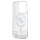 Etui Karl Lagerfeld Liquid Glitter Karl & Choupette Head Magsafe Na Iphone 15 Pro -Przezroczyste