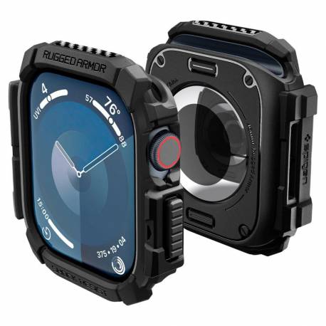 Etui Spigen Rugged Armor Na Apple Watch 10 46 Mm - Czarne