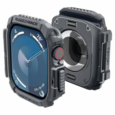 Etui Spigen Rugged Armor Na Apple Watch 10 46 Mm - Szare