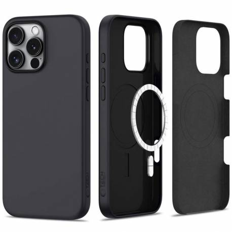 Etui Tech-Protect Silicone Magsafe Na Iphone 16 Pro Max - Czarne