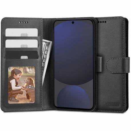 Etui Tech-Protect Wallet Na Samsung Galaxy S24 Fe - Czarne