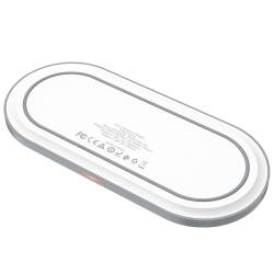 Hoco Ładowarka Indukcyjna Qi 3W1 ( Telefon + Zegarek + Airpods ) 2A 10W Cw24 Biała Hoco Ładowarka Indukcyjna Qi 3W1 ( Telefon + Zegarek + Airpods ) 2A 10W Cw24 Biała