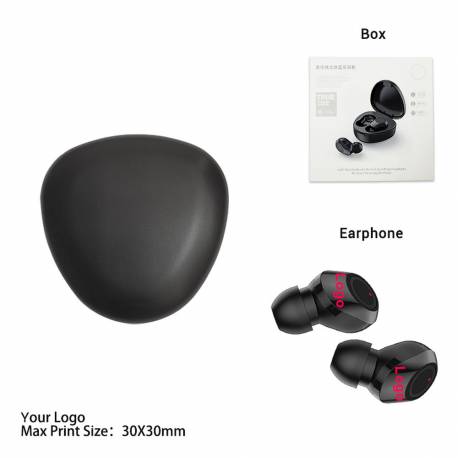 Słuchawki Bezprzewodowe / Bluetooth Stereo Tws M9 + Stacja Dokująca Czarne