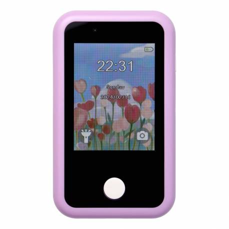 Telefon Do Gier Dla Dzieci Z Ekranem Dotykowym 2,8" Kdc-0027A Fioletowy