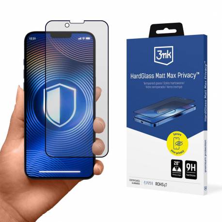 Szkło Hartowane 3Mk Hardglass Matt Max Privacy Na Apple Iphone 13 Mini