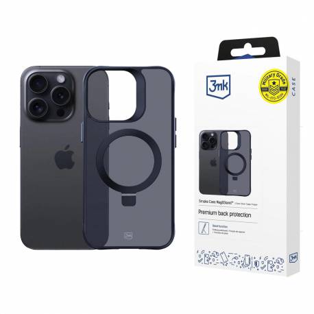 Etui 3Mk Smoke Case Mag&stand Na Apple Iphone 13 Pro Max - Czarne