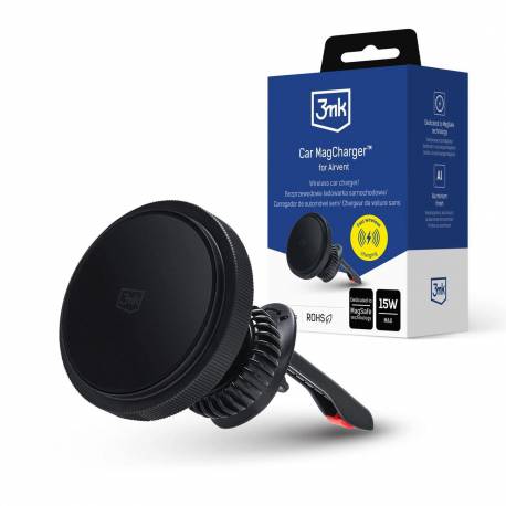 Uchwyt Samochodowy 3Mk Car Magcharger Do Kratki Nawiewu - Czarny