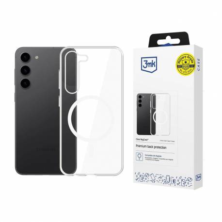 Etui 3Mk Clear Magcase Na Samsung Galaxy S23+ - Przezroczyste