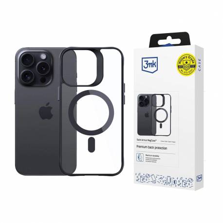 Etui 3Mk Satin Armor Magcase Na Apple Iphone 13 Pro Max - Przezroczyste