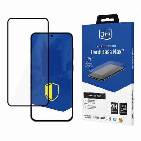 Szkło Hartowane 3Mk Hardglass Max Black Na Samsung Galaxy S24 Fe
