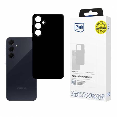 Etui 3Mk Silicone Case Na Samsung Galaxy A35 5G - Czarne