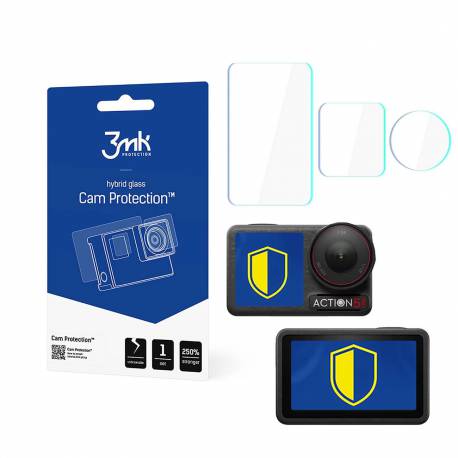 Szkło Ochronne 3Mk Cam Protection Na Dji Osmo Action 5 Pro