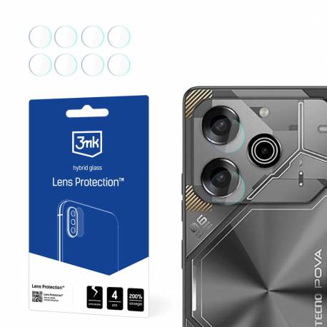 Szkło Na Aparat 3Mk Lens Protection™ Hybrydowe Na Tecno Pova 6 Neo