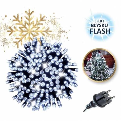 Światełka Lampki Led 500 Zimny Biały, Flash Biały 7782