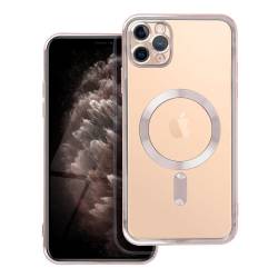 Futerał Electro Mag Cover Kompatybilny Z Magsafe Do Iphone 11 Pro Max Złoty Róż