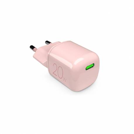 Ładowarka Sieciowa Puro 20W Gan Usb-C - Różowa