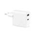 Ładowarka Sieciowa Puro 25W Power Delivery Usb-A Usb-C - Biała