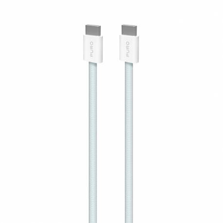 Kabel Puro Fabrik Usb-C - Usb-C 1,5M 60W 480Mbps - Niebieski