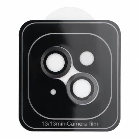 Osłona Aparatu Protector 9H + Aplikator Do Iphone 13 / 13 Mini Czarna