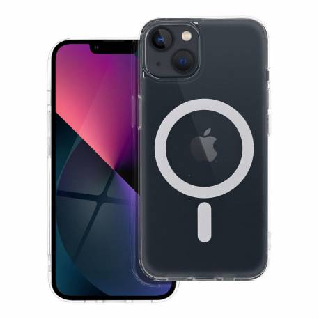 Futerał Frost Mag Cover Kompatybilny Z Magsafe Do Iphone 13 Transparentny