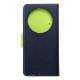 Kabura Fancy Book Do Xiaomi Redmi 14C Granatowo Limonkowy