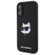 Etui Karl Lagerfeld Silicone Choupette Head Print Magsafe Na Iphone 16 - Czarne