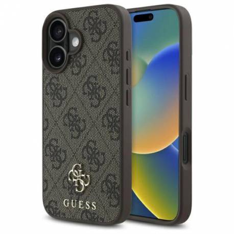 Etui Guess 4G Small Classic Magsafe Na Iphone 16 - Brązowe