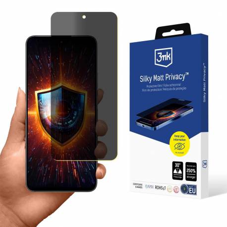 Folia Ochronna Prywatyzująca Matowa 3Mk Silky Matt Privacy Na Honor Play 8T