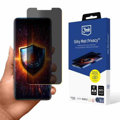 Folia Ochronna Prywatyzująca Matowa 3Mk Silky Matt Privacy Na Huawei Mate 20 Pro