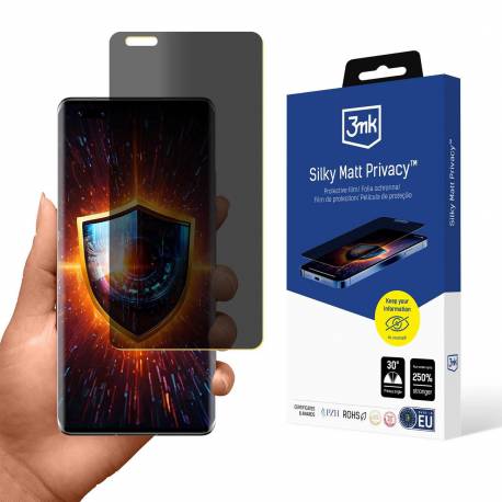 Folia Ochronna Prywatyzująca Matowa 3Mk Silky Matt Privacy Na Huawei Mate 40 Pro