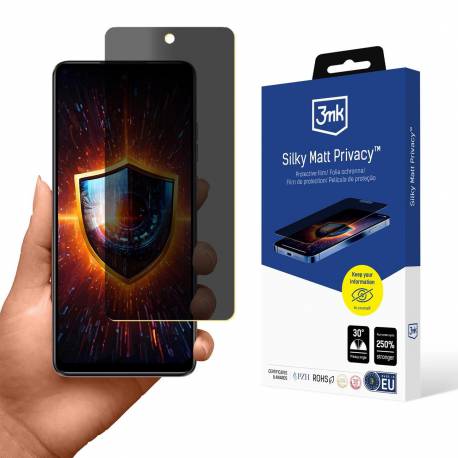 Folia Ochronna Prywatyzująca Matowa 3Mk Silky Matt Privacy Na Motorola Moto E14
