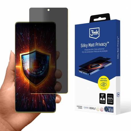 Folia Ochronna Prywatyzująca Matowa 3Mk Silky Matt Privacy Na Motorola Moto G85