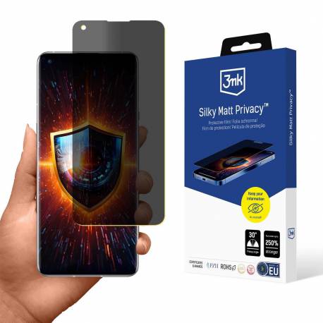 Folia Ochronna Prywatyzująca Matowa 3Mk Silky Matt Privacy Na Oneplus 9 Pro