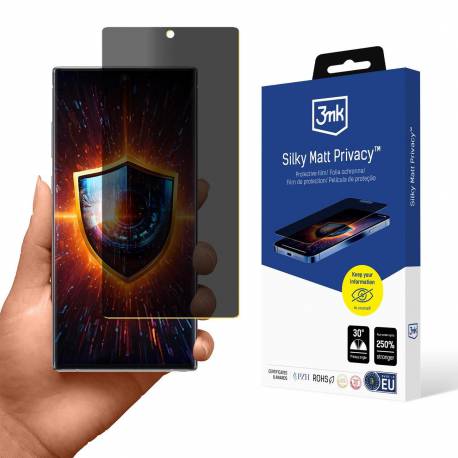 Folia Ochronna Prywatyzująca Matowa 3Mk Silky Matt Privacy Na Samsung Galaxy Note 10+