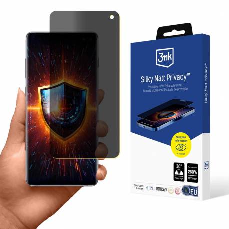 Folia Ochronna Prywatyzująca Matowa 3Mk Silky Matt Privacy Na Samsung Galaxy S10E