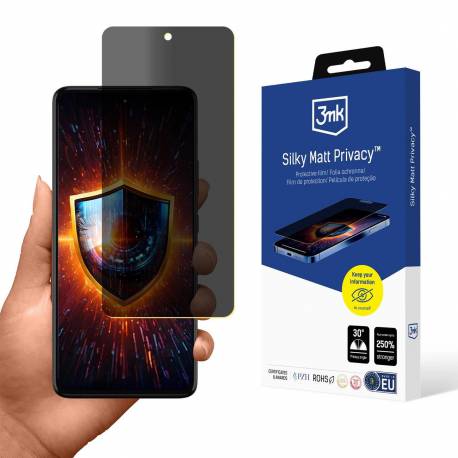 Folia Ochronna Prywatyzująca Matowa 3Mk Silky Matt Privacy Na Motorola Moto G72