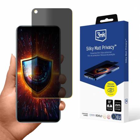 Folia Ochronna Prywatyzująca Matowa 3Mk Silky Matt Privacy Na Realme 9 Pro