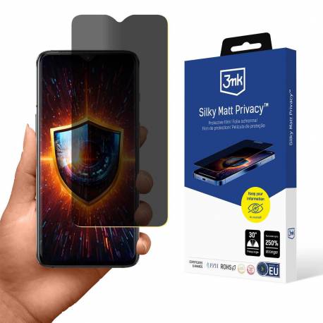 Folia Ochronna Prywatyzująca Matowa 3Mk Silky Matt Privacy Na Oneplus 7