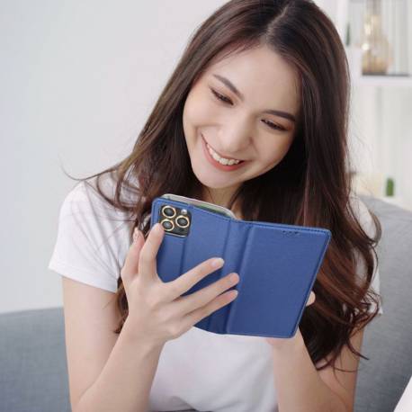 Kabura Smart Case Book Do Samsung A56 5G Granatowy