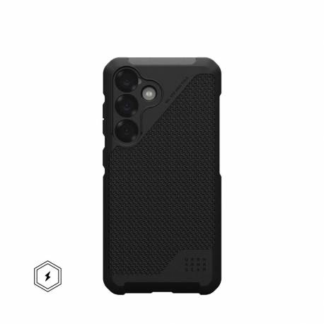Uag Urban Armor Gear Futerał Metropolis Lt Magnet Z Wbudowanym Modułem Magnetycznym Do Samsung S25 5G Kevlar Black