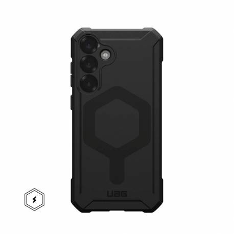 Uag Urban Armor Gear Futerał Essential Armor Magnet Z Wbudowanym Modułem Magnetycznym Do Samsung S25 Plus 5G Black