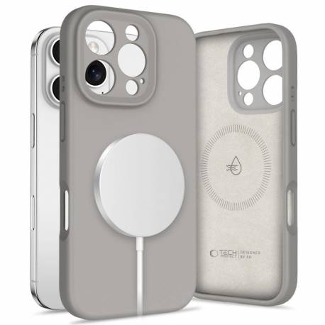 Etui Tech-Protect Liquid Silicone Magsafe Na Iphone 16 Pro Max - Czarne
