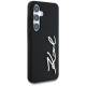 Etui Karl Lagerfeld Silicone Metal Signature Logo Samsung Galaxy S25 Czarny
