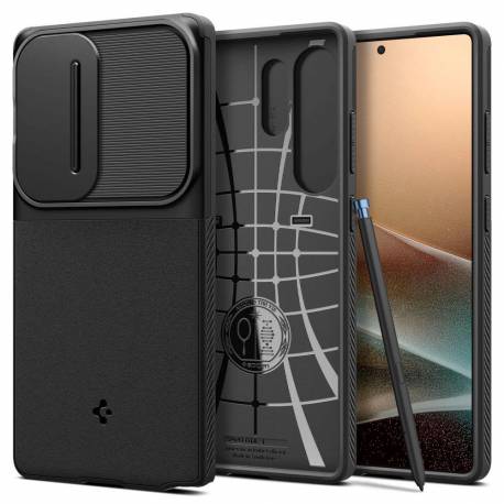 Etui Spigen Optik Armor Na Samsung Galaxy S25 Ultra - Czarne