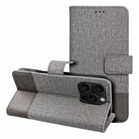 Kabura Gomma Book Do Xiaomi Redmi Note 14 5G Szary